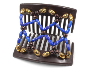 African Butterfly Thick Hair Comb - Ndalena Brown 186