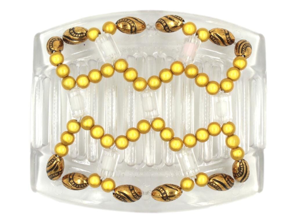 African Butterfly Thick Hair Comb - Ndalena Clear 105