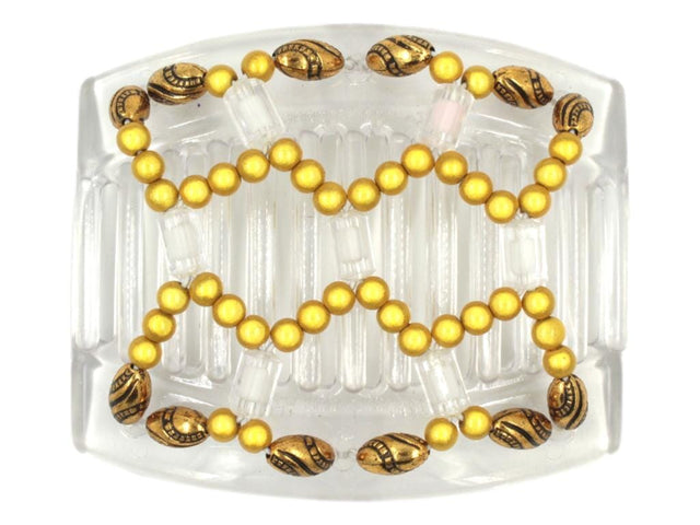 African Butterfly Thick Hair Comb - Ndalena Clear 105