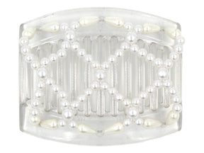 African Butterfly Thick Hair Comb - Ndalena Clear 106