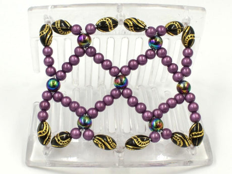 African Butterfly Thick Hair Comb - Ndalena Clear 113
