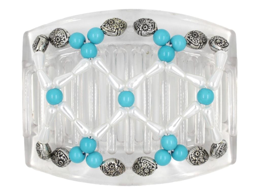 African Butterfly Thick Hair Comb - Ndalena Clear 119