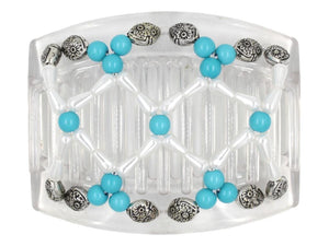 African Butterfly Thick Hair Comb - Ndalena Clear 119