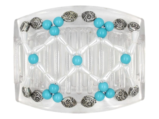 African Butterfly Thick Hair Comb - Ndalena Clear 119