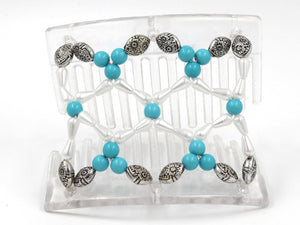 African Butterfly Thick Hair Comb - Ndalena Clear 119