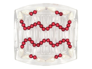 African Butterfly Thick Hair Comb - Ndalena Clear 120