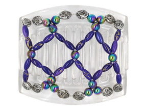 African Butterfly Thick Hair Comb - Ndalena Clear 121
