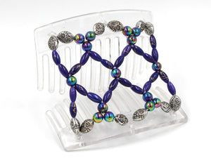 African Butterfly Thick Hair Comb - Ndalena Clear 121
