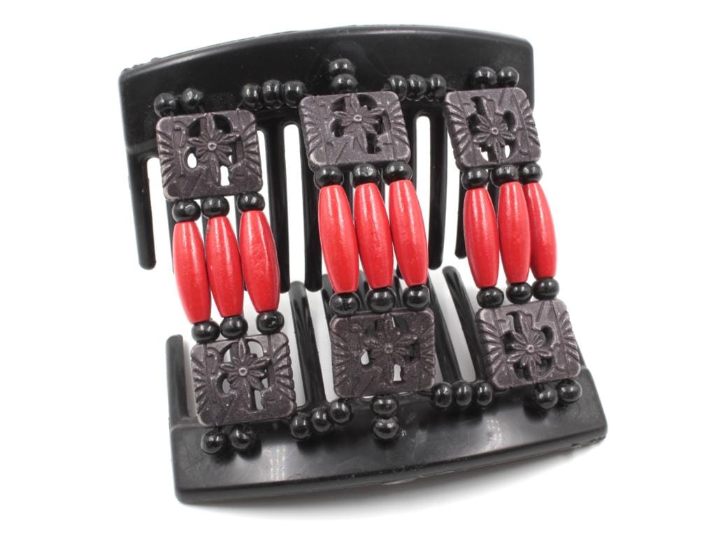 African Butterfly Thick Hair Comb - Tripla Black 51