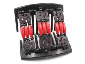 African Butterfly Thick Hair Comb - Tripla Black 51