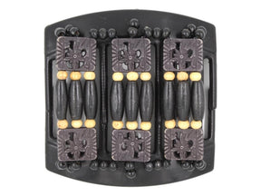 African Butterfly Thick Hair Comb - Tripla Black 52