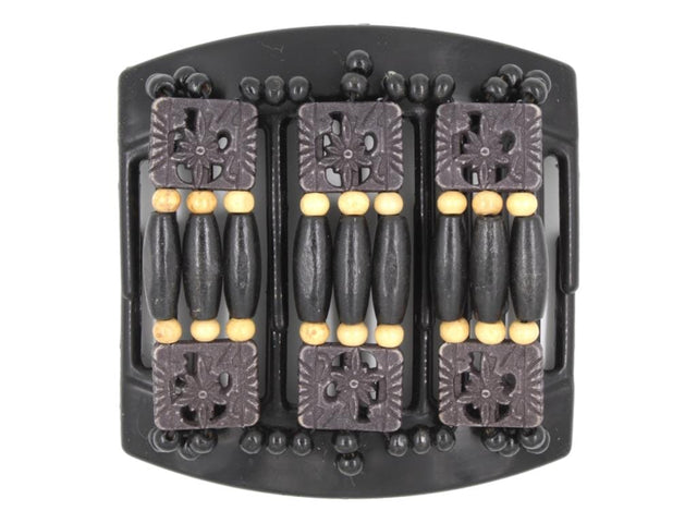 African Butterfly Thick Hair Comb - Tripla Black 52