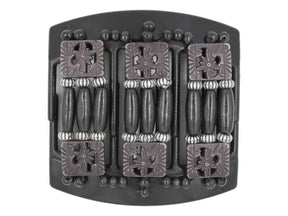 African Butterfly Thick Hair Comb - Tripla Black 53