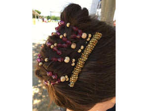 African Butterfly Wire Hair Clip - 9 Tong 598