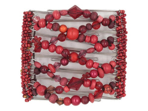 African Butterfly Wire Hair Clip - 9 Tong 835