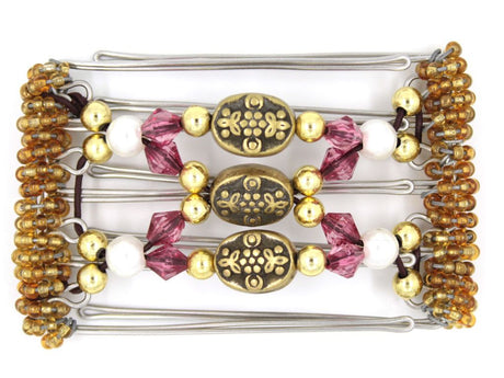 African Butterfly - 5 Tong Wire Hair Clip 102