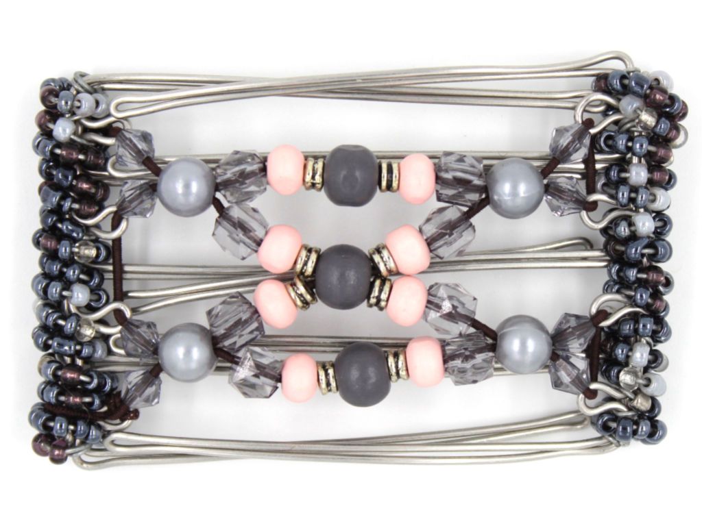 African Butterfly - 5 Tong Wire Hair Clip 104