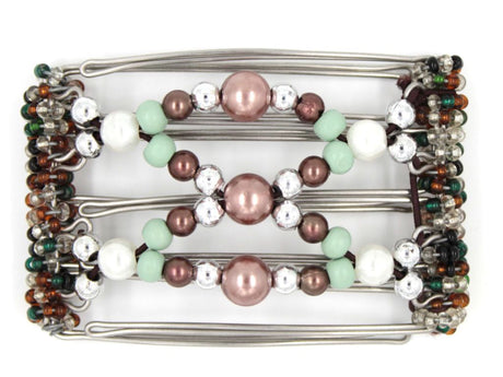 African Butterfly - 5 Tong Wire Hair Clip 105