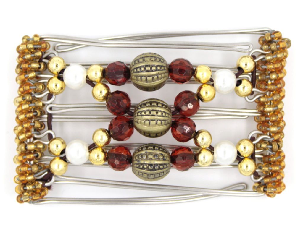 African Butterfly - 5 Tong Wire Hair Clip 106