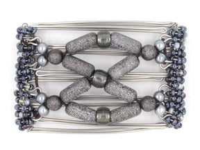 African Butterfly - 5 Tong Wire Hair Clip 115