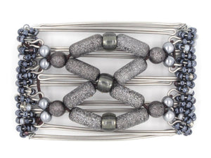 African Butterfly - 5 Tong Wire Hair Clip 115