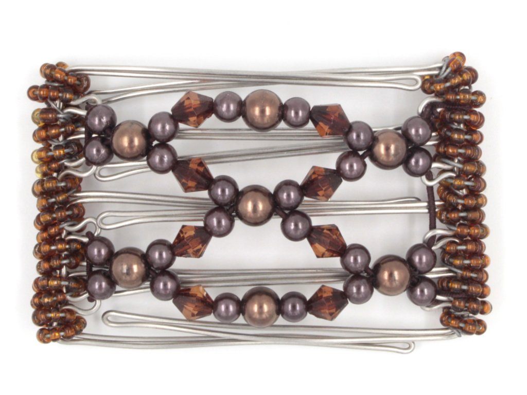 African Butterfly - 5 Tong Wire Hair Clip 117