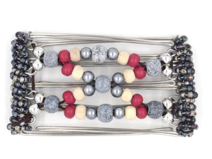 African Butterfly - 5 Tong Wire Hair Clip 120