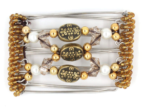 African Butterfly - 5 Tong Wire Hair Clip 123