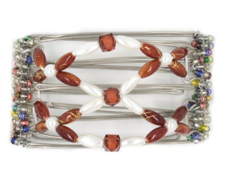 African Butterfly - 5 Tong Wire Hair Clip 142