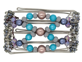 African Butterfly - 5 Tong Wire Hair Clip 152