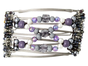 African Butterfly - 5 Tong Wire Hair Clip 156