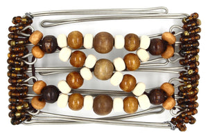 African Butterfly - 5 Tong Wire Hair Clip 161