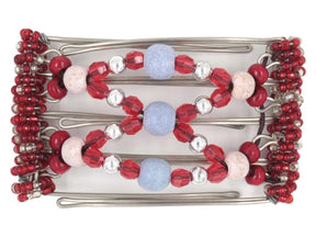 African Butterfly - 5 Tong Wire Hair Clip 166