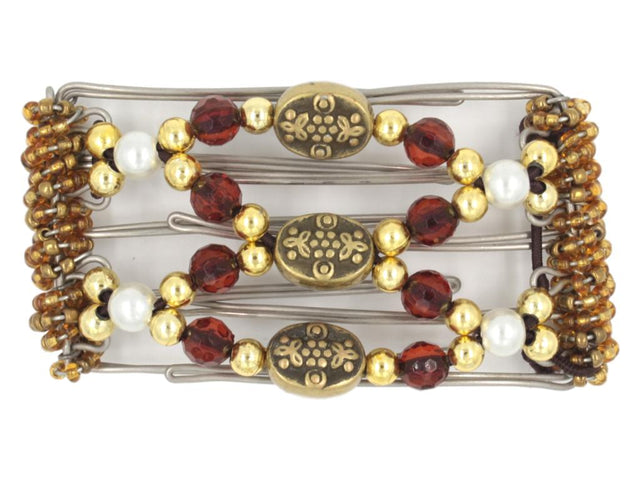 African Butterfly - 5 Tong Wire Hair Clip 168