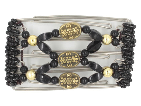 African Butterfly - 5 Tong Wire Hair Clip 172