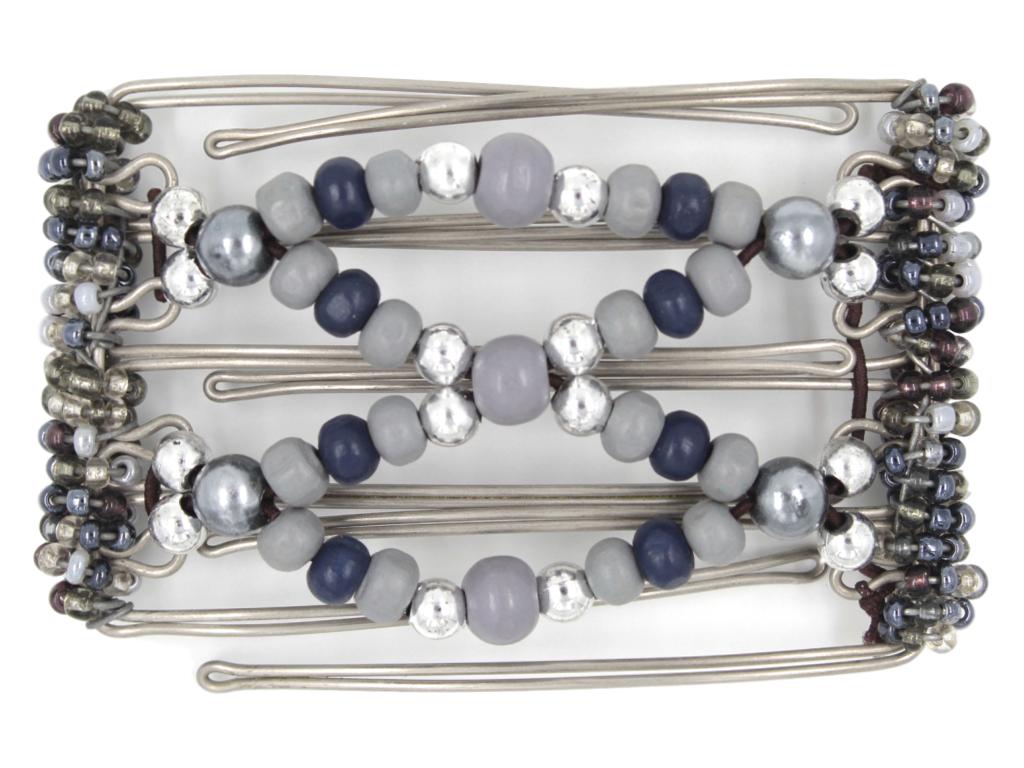 African Butterfly - 5 Tong Wire Hair Clip 173