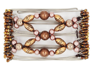 African Butterfly - 5 Tong Wire Hair Clip 201