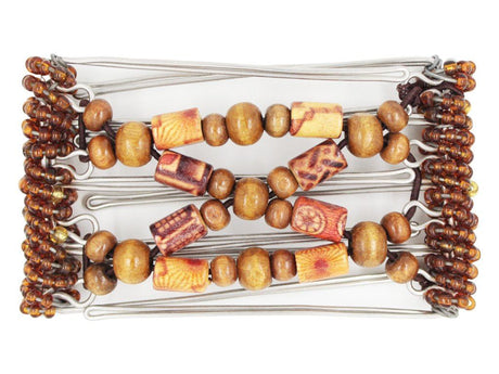 African Butterfly - 5 Tong Wire Hair Clip 204