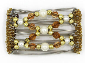 African Butterfly - 5 Tong Wire Hair Clip 35