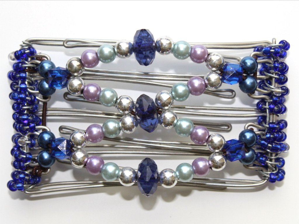 African Butterfly - 5 Tong Wire Hair Clip 49