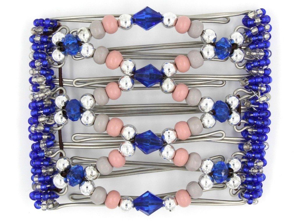 African Butterfly - 7 Tong Wire Hair Clip 158