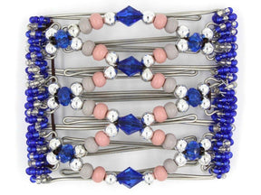 African Butterfly - 7 Tong Wire Hair Clip 158