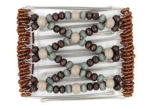 African Butterfly - 7 Tong Wire Hair Clip 187