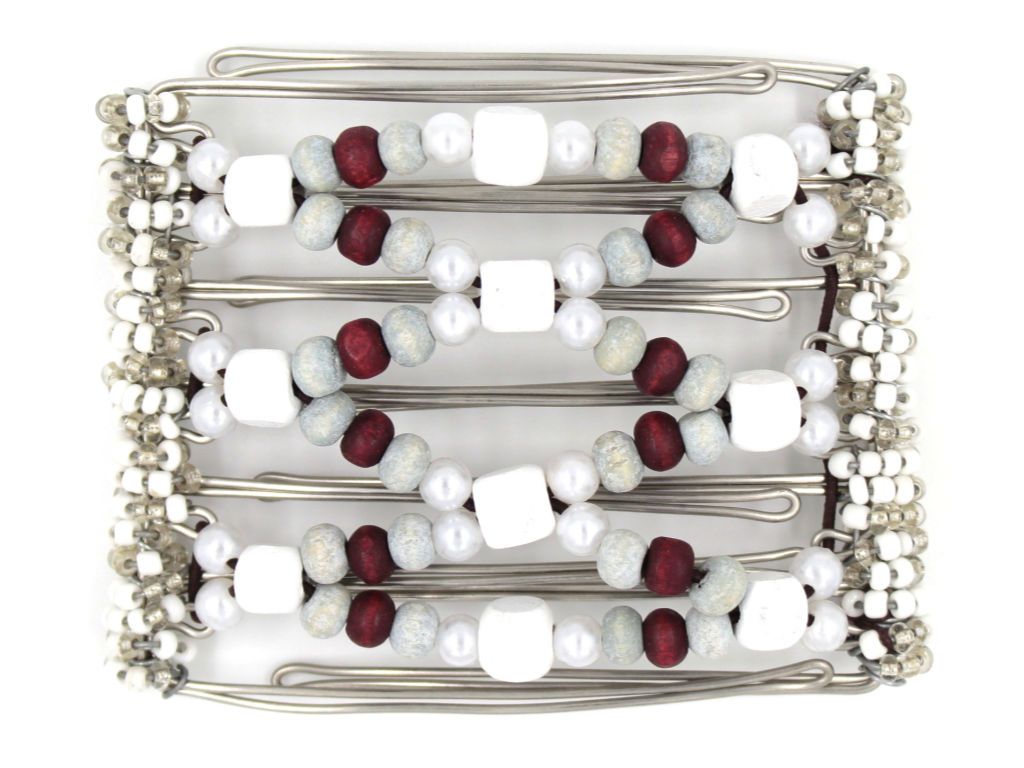 African Butterfly - 7 Tong Wire Hair Clip 194