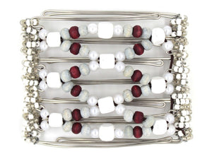 African Butterfly - 7 Tong Wire Hair Clip 194