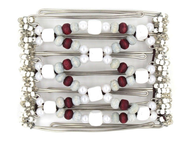 African Butterfly - 7 Tong Wire Hair Clip 194