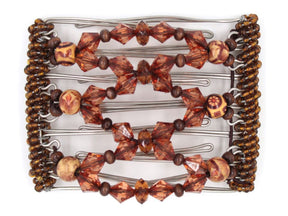African Butterfly - 7 Tong Wire Hair Clip 195