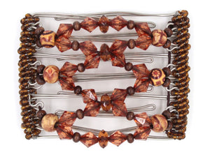 African Butterfly - 7 Tong Wire Hair Clip 195