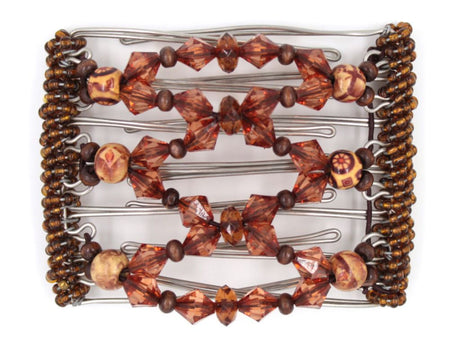 African Butterfly - 7 Tong Wire Hair Clip 195