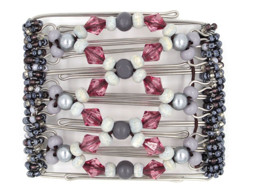 African Butterfly - 7 Tong Wire Hair Clip 203